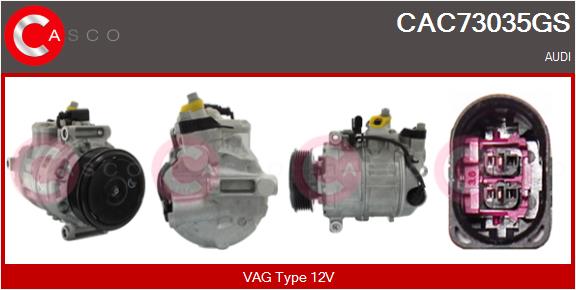 Compresseur, climatisation CASCO CAC73035GS