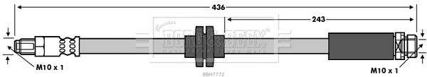Flexible de frein BORG & BECK BBH7772