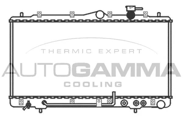 Radiateur, refroidissement du moteur AUTOGAMMA 101591