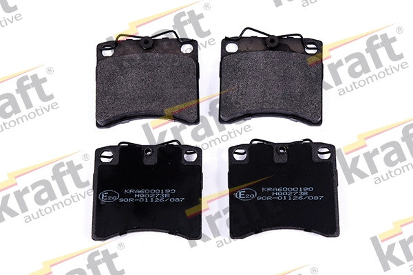 Kit de plaquettes de frein, frein à disque KRAFT AUTOMOTIVE 6000190