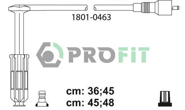 Kit de câbles d'allumage PROFIT 1801-0463