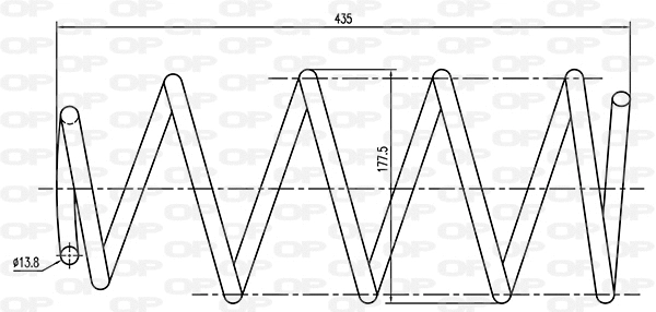 Ressort de suspension OPEN PARTS CSR9007.00