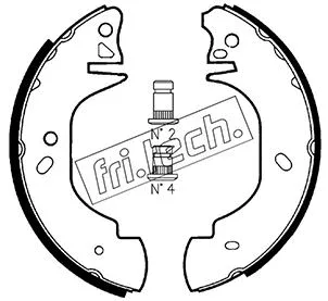 Jeu de mâchoires de frein fri.tech. 1040.139