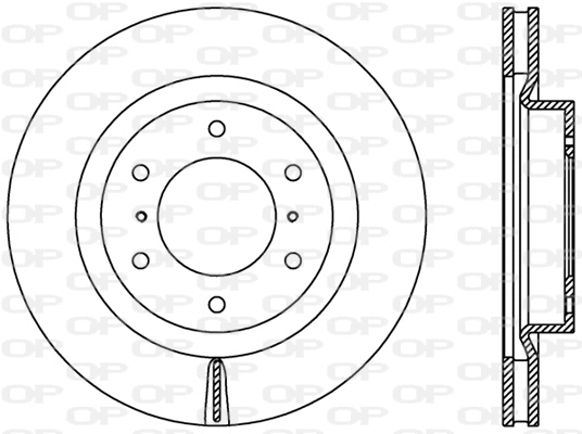 Disque de frein OPEN PARTS BDR2406.20