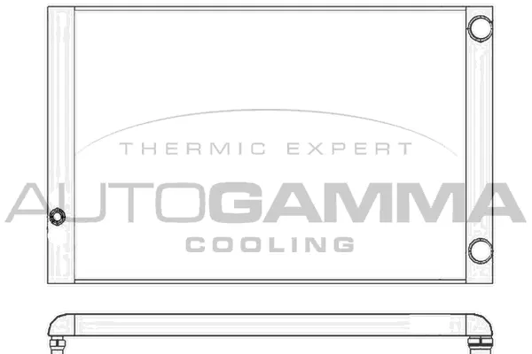 Radiateur, refroidissement du moteur AUTOGAMMA 103373