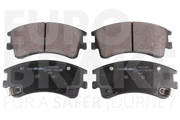 Kit de plaquettes de frein, frein à disque EUROBRAKE 5502223245