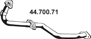 Tuyau d'échappement EBERSPÄCHER 44.700.71