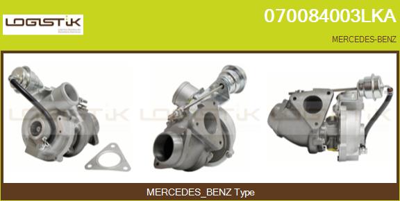 Turbocompresseur, suralimentation LGK 070084003LKA