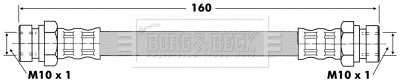 Flexible de frein BORG & BECK BBH6419