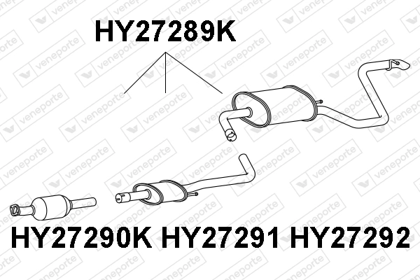 Catalyseur VENEPORTE HY27289K