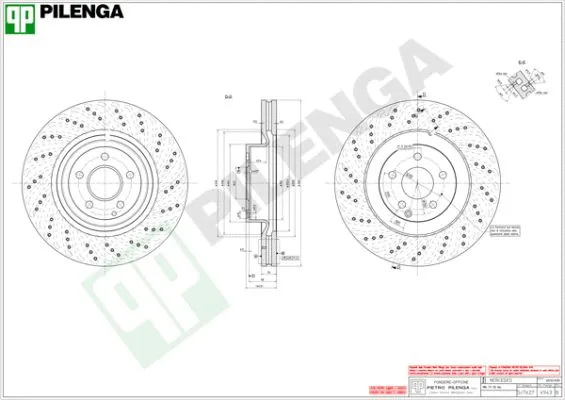 Disque de frein PILENGA V943