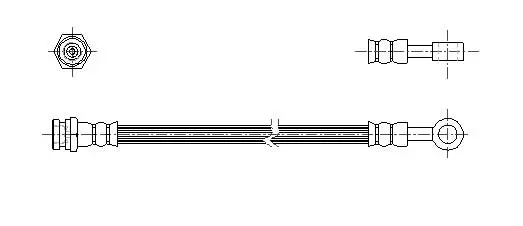 Flexible de frein Technika 49168