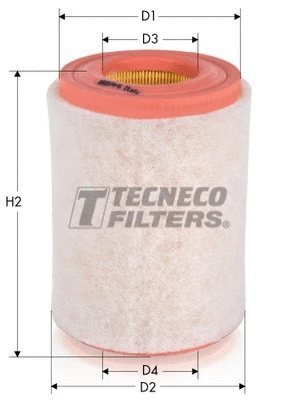 Filtre à air TECNECO FILTERS AR128XF