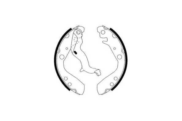 Jeu de mâchoires de frein E.T.F. 09-0642