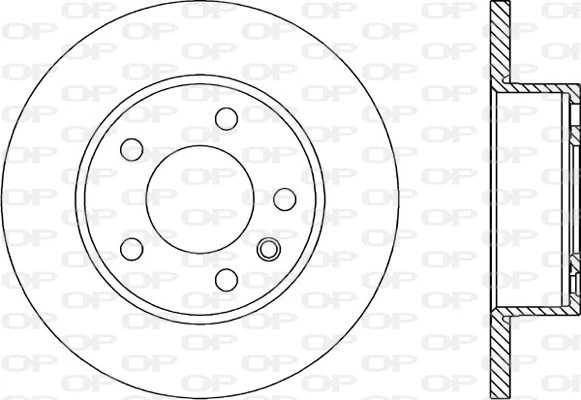 Disque de frein OPEN PARTS BDR1406.10