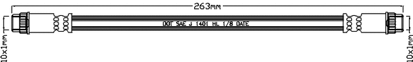 Flexible de frein JURATEK JBH1007