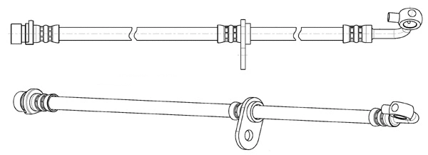 Flexible de frein CEF 512860