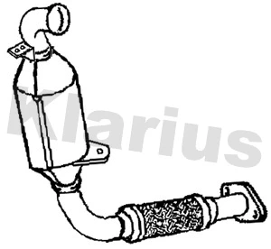 Filtre à particules / à suie, échappement KLARIUS 390545