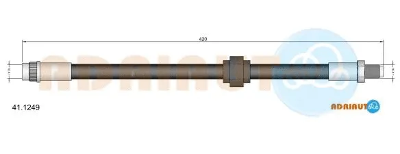 Flexible de frein ADRIAUTO 41.1249