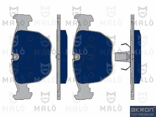 Kit de plaquettes de frein, frein à disque AKRON-MALÒ 1050300