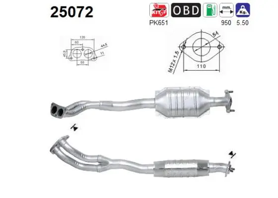 Catalyseur AS 25072