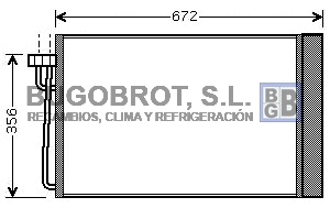 Condenseur, climatisation BUGOBROT 62-BW5267