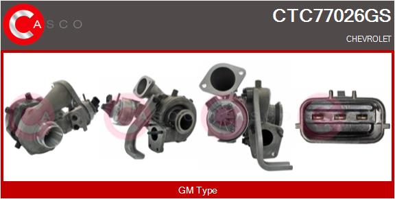 Turbocompresseur, suralimentation CASCO CTC77026GS