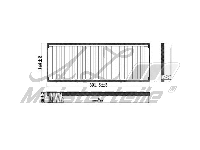 Filtre, air de l'habitacle A.Z. Meisterteile AZMT-41-010-1525