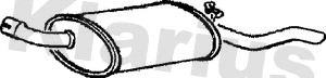 Silencieux arrière KLARIUS 220074