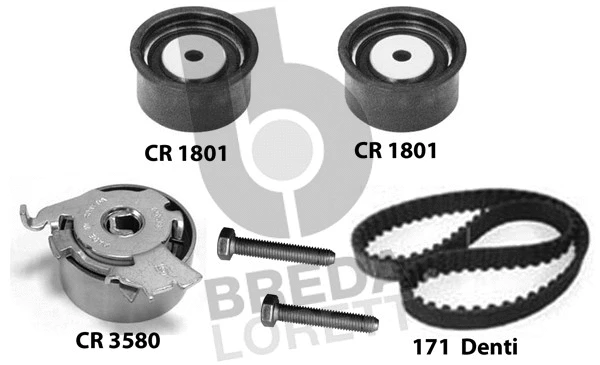 Kit de courroie crantée BREDA LORETT KCD0159
