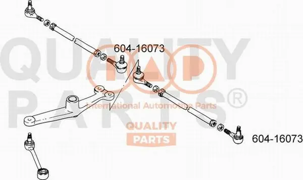 Rotule de barre de connexion IAP QUALITY PARTS 604-16073