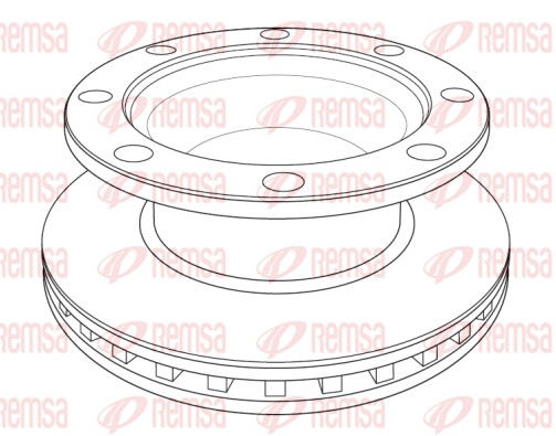 Disque de frein REMSA NCA1223.20
