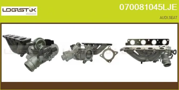Turbocompresseur, suralimentation LGK 070081045LJE
