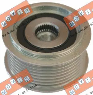 Poulie roue libre, alternateur MOVIS AST3706