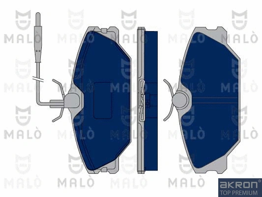 Kit de plaquettes de frein, frein à disque AKRON-MALÒ 1050064