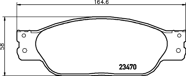 Kit de plaquettes de frein, frein à disque PAGID T1575
