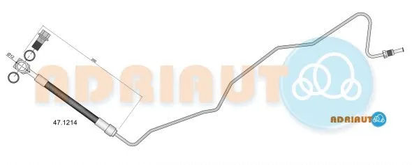 Flexible de frein ADRIAUTO 47.1214