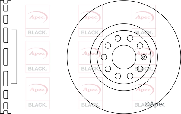 Disque de frein APEC DSK2285B