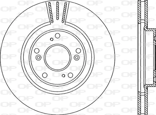 Disque de frein OPEN PARTS BDR2209.20