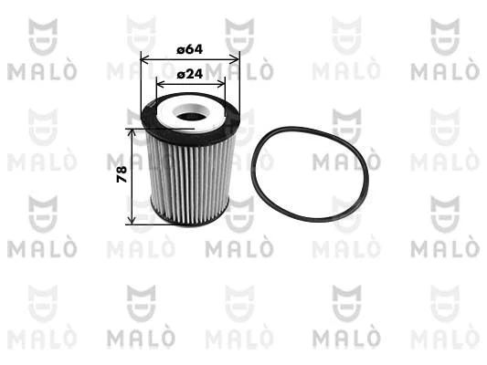 Filtre à huile AKRON-MALÒ 1510251