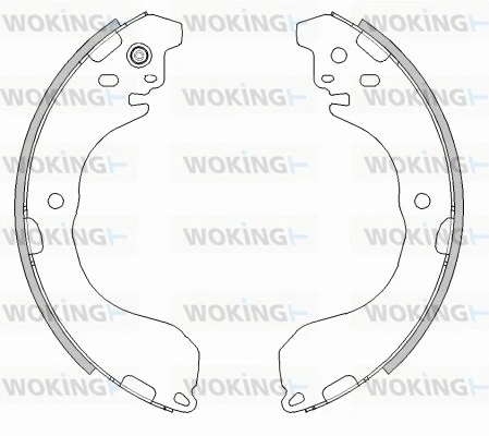 Mâchoire de frein WOKING Z4471.00