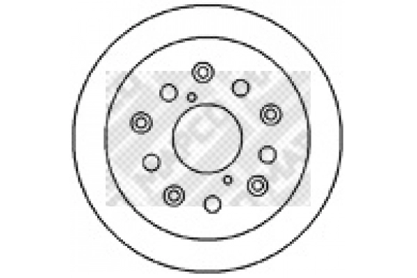 Disque de frein MAPCO 15565