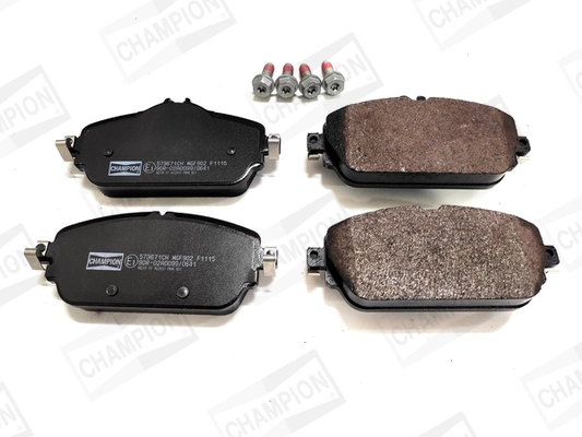 Kit de plaquettes de frein, frein à disque CHAMPION 573671CH