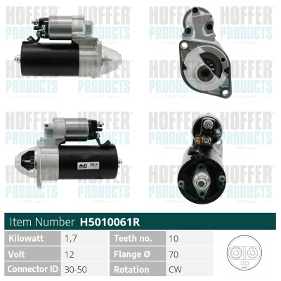 Démarreur HOFFER H5010061R