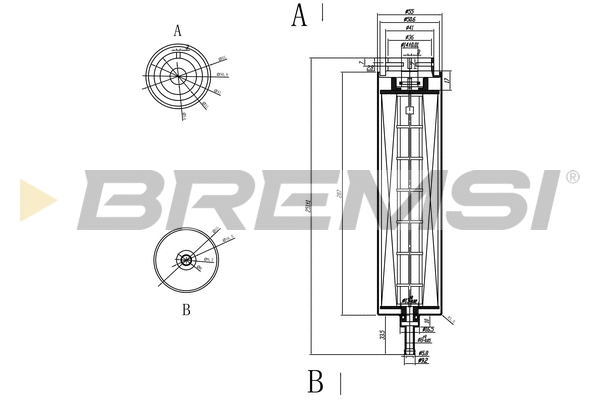 Filtre à carburant BREMSI FE0051