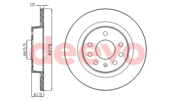 Disque de frein DEEVO BD14260