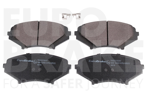 Kit de plaquettes de frein, frein à disque EUROBRAKE 5502223247