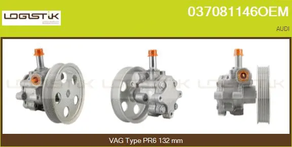 Pompe hydraulique, direction LGK 037081146OEM