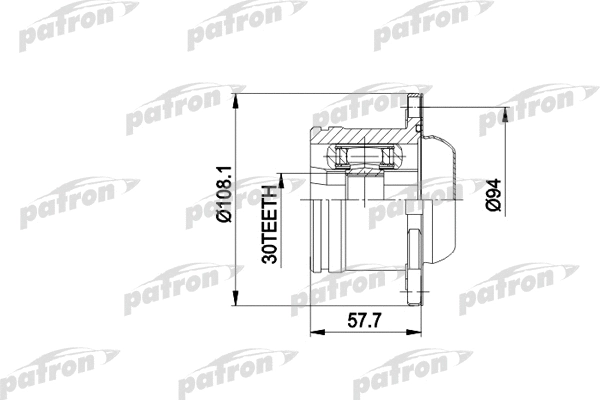 Joint, arbre de commande PATRON PCV5010