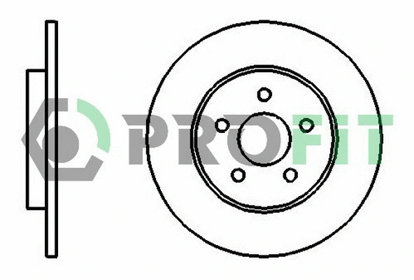 Disque de frein PROFIT 5010-1126
